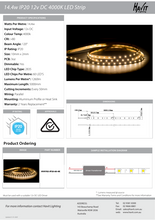 Load image into Gallery viewer, Havit HV9783-IP20-60-4K LED Strip 4000K 14.4W IP20
