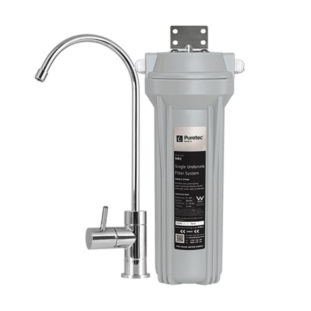 Puretec SIBI-PL Single Undersink System Complete With Plv Ot235 Faucet Ec951