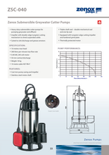 Load image into Gallery viewer, Zenox Submersible Sewage Cutter Pump Manual/Automatic Single /Three Phase
