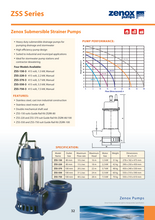 Load image into Gallery viewer, Zenox Submersible Strainer Pump Manual/Automatic 240V Single Phase/415V Three Phase
